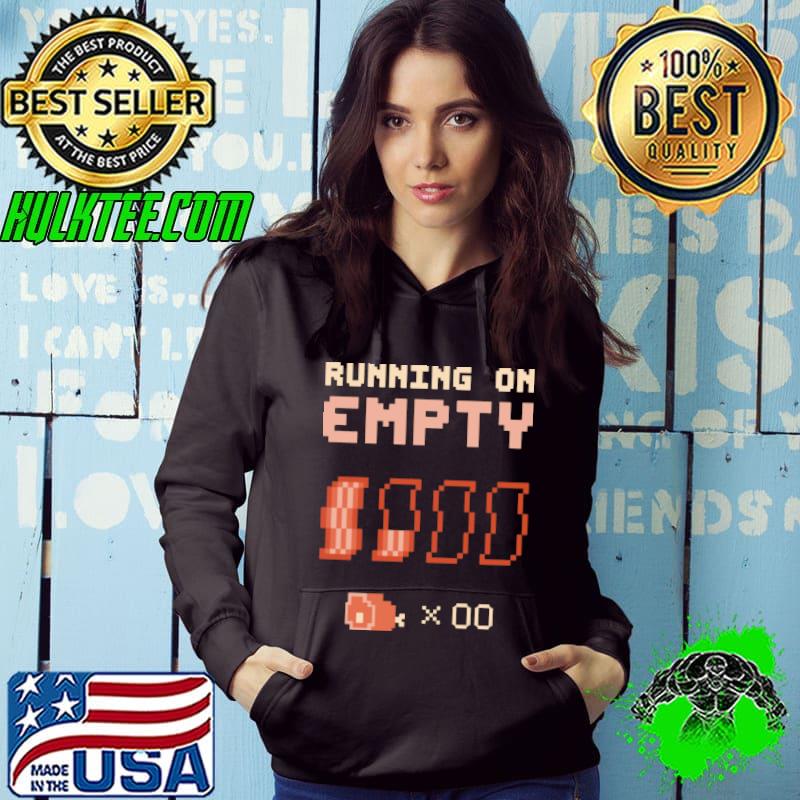 Running on empty game shirt