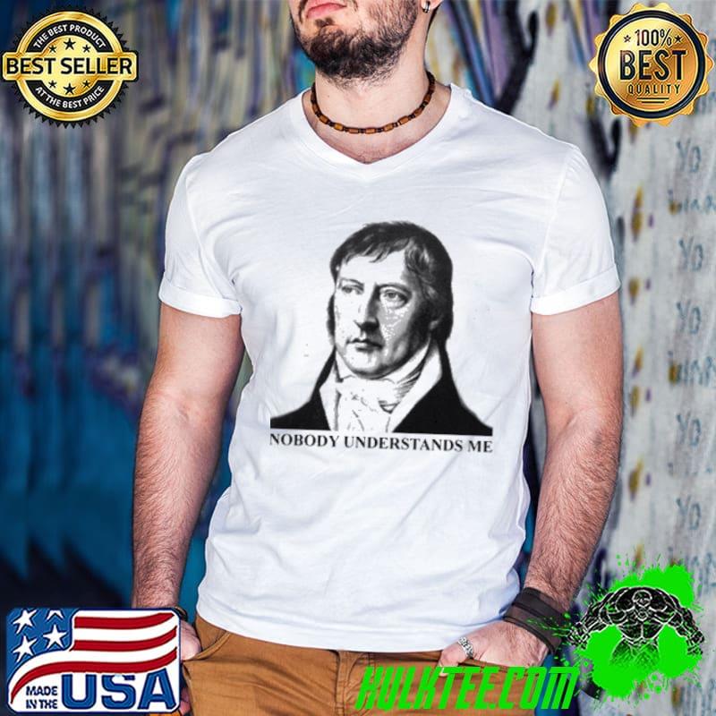 SAD HEGEL nobody understands me s Guys V Neck SAD HEGEL nobody understands me s Guys V Neck