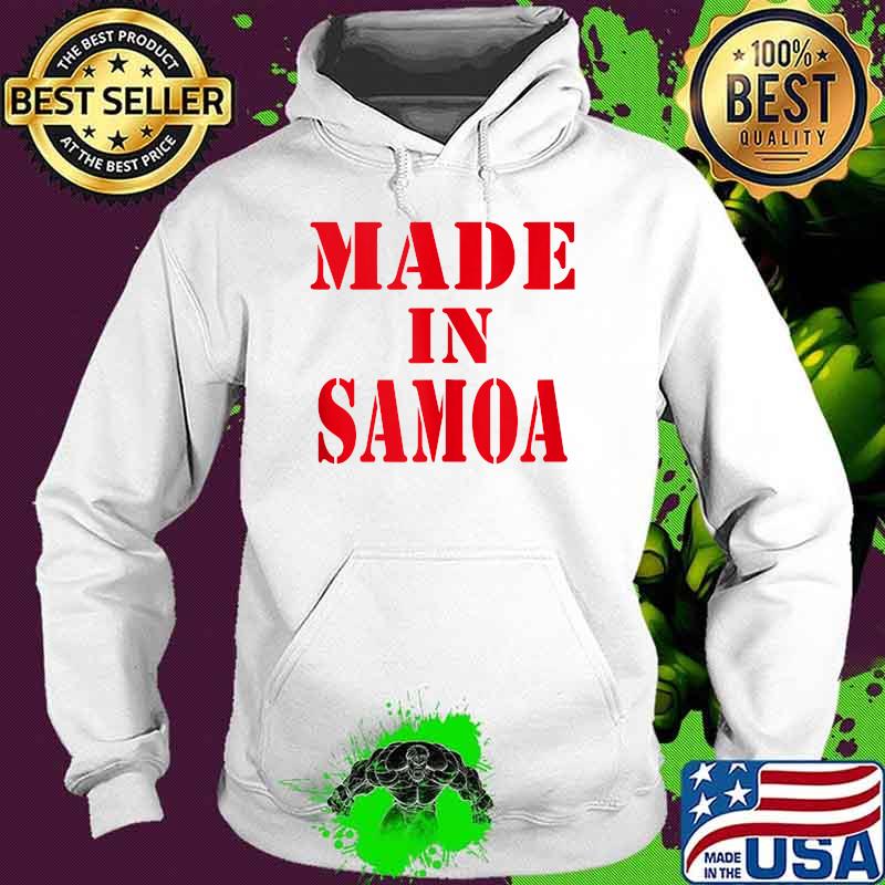 Samoa Made In T-Shirt Hoodie Samoa Made In T-Shirt Hoodie