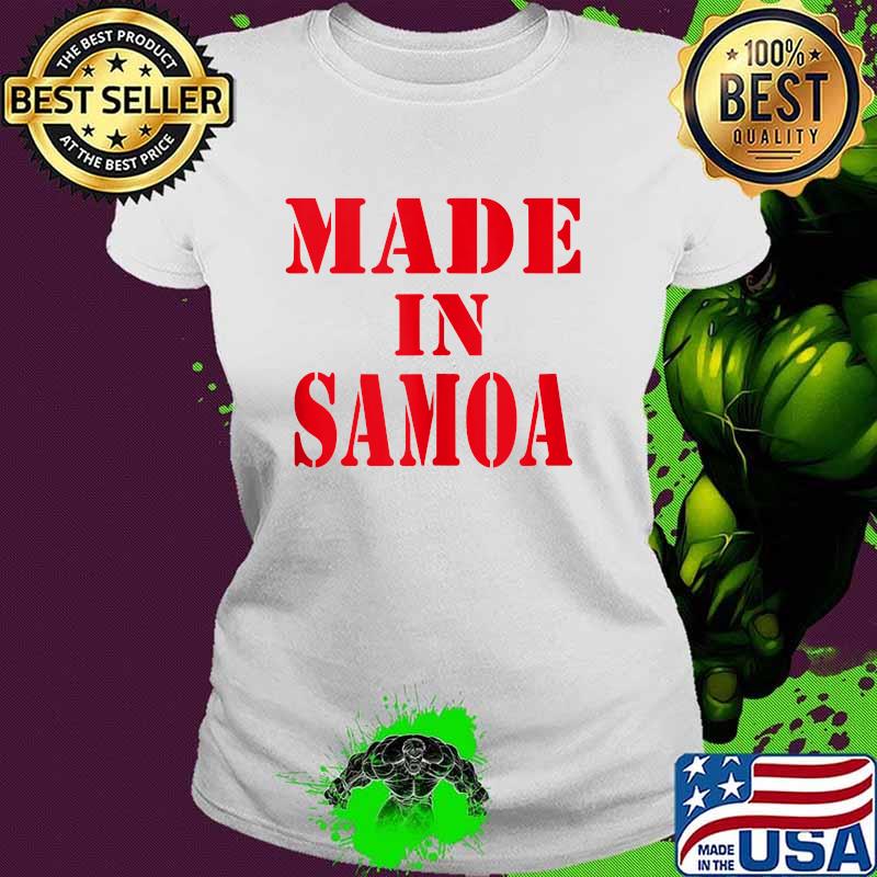Samoa Made In T-Shirt Ladies tee Samoa Made In T-Shirt Ladies tee