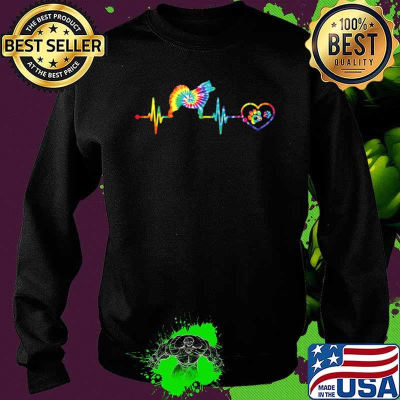 Samoyed Heartbeat Tie Dye Dog Lovers Shirt Sweater Samoyed Heartbeat Tie Dye Dog Lovers Shirt Sweater