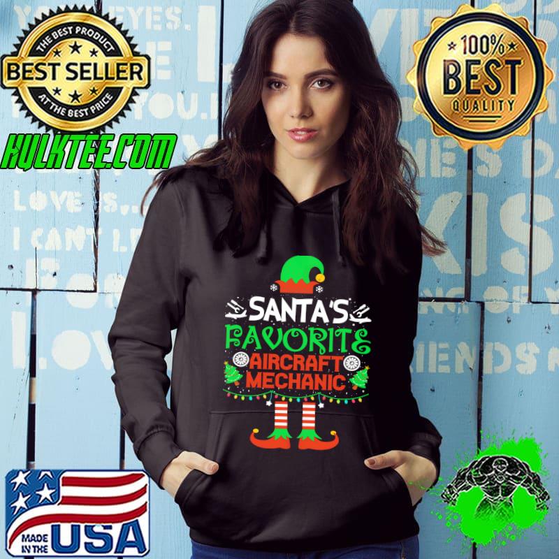 Santa's Favorite Aircraft Mechanic Shirt