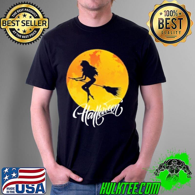 Sexy Witch Flying Broomstick Halloween Shirt Unisex Sexy Witch Flying Broomstick Halloween Shirt Unisex