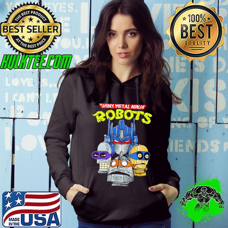 Shiny Metal Ninja Robot Shirt