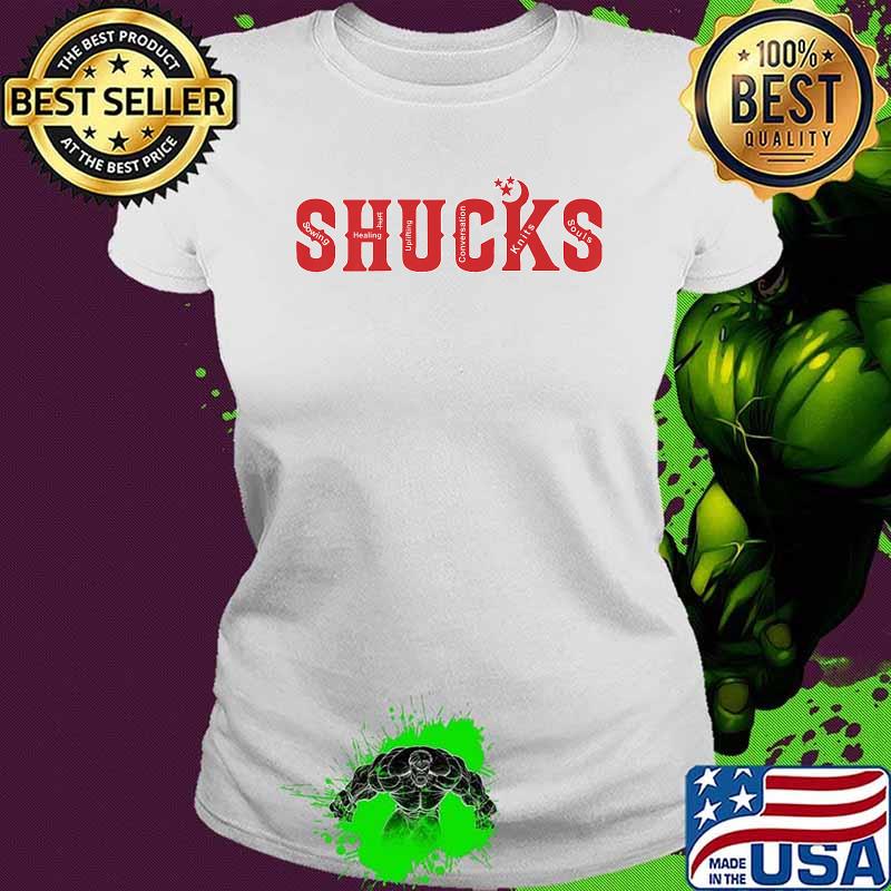 Shucks Sowing Healing Uplifting Conversation Knits Souls T-Shirt Ladies tee Shucks Sowing Healing Uplifting Conversation Knits Souls T-Shirt Ladies tee
