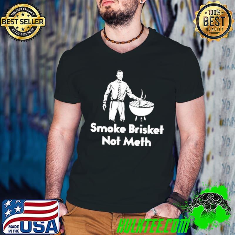 Smoke brisket not meth s Guys V Neck Smoke brisket not meth s Guys V Neck