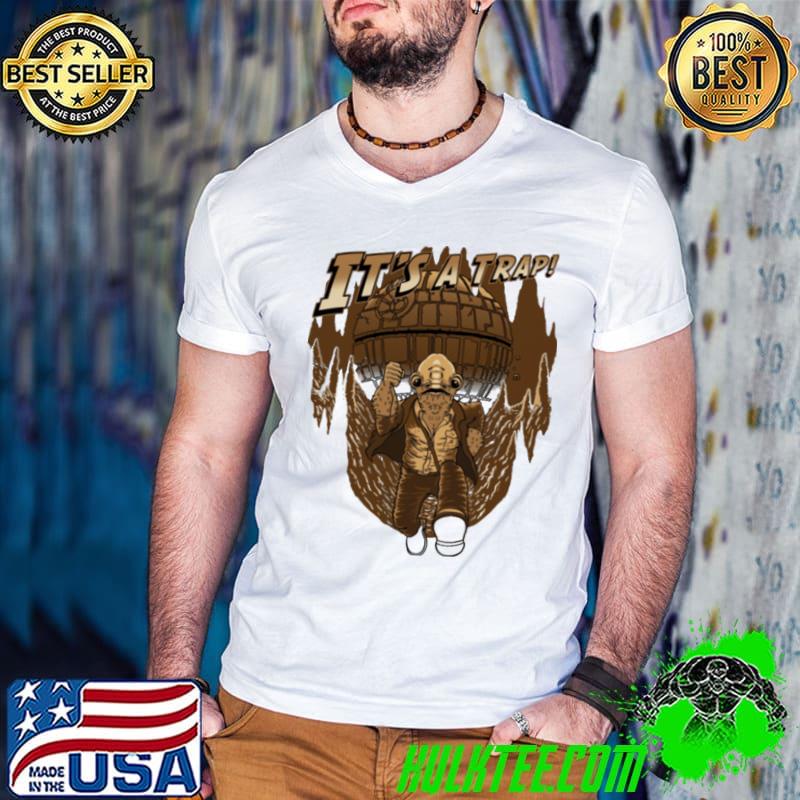 Star Wars Admiral Ackbar Death Star It's A Trap Shirt Guys V Neck Star Wars Admiral Ackbar Death Star It's A Trap Shirt Guys V Neck