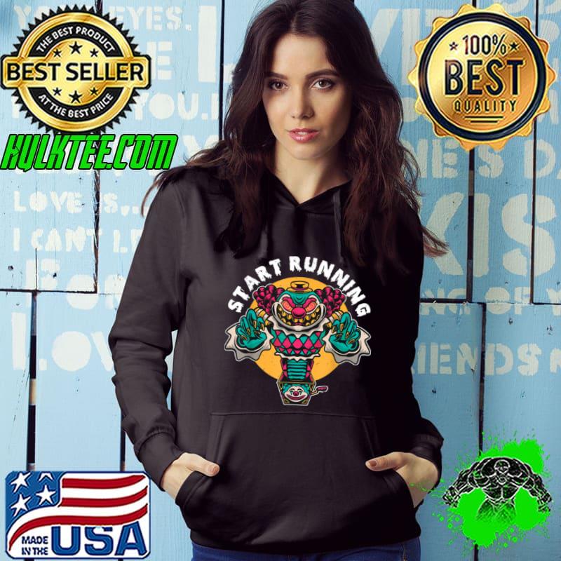 Start Running Creepy Clown Halloween Circus Clown Lover Shirt