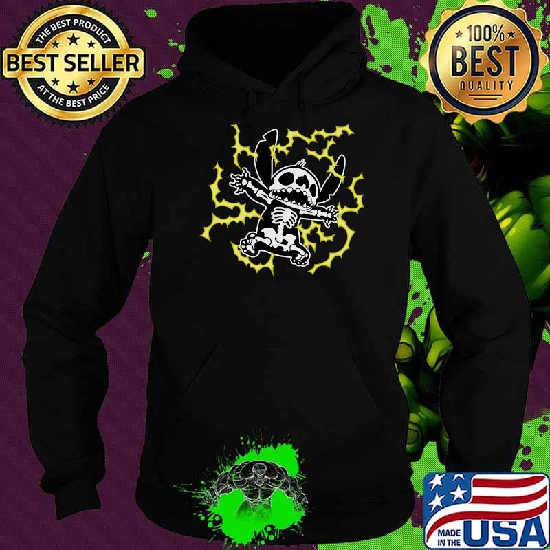 Stitch Skeleton Halloween T-Shirt Hoodie Stitch Skeleton Halloween T-Shirt Hoodie
