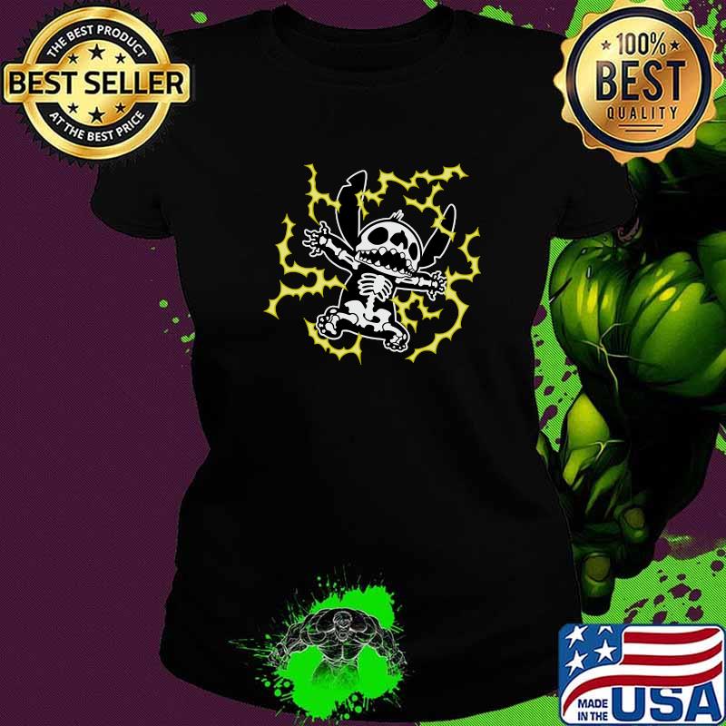 Stitch Skeleton Halloween T-Shirt Ladies tee Stitch Skeleton Halloween T-Shirt Ladies tee
