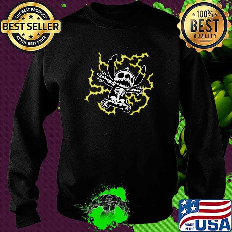 Stitch Skeleton Halloween T-Shirt Sweater Stitch Skeleton Halloween T-Shirt Sweater