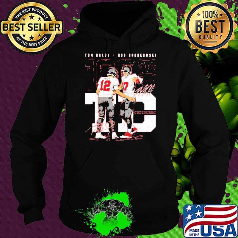 Tampa Bay 100th TD Tom Brady vs Rob Gronkowski Shirt Hoodie Tampa Bay 100th TD Tom Brady vs Rob Gronkowski Shirt Hoodie