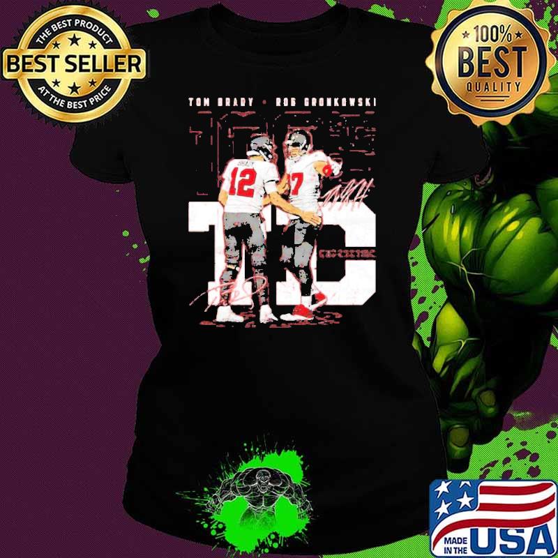 Tampa Bay 100th TD Tom Brady vs Rob Gronkowski Shirt Ladies tee Tampa Bay 100th TD Tom Brady vs Rob Gronkowski Shirt Ladies tee