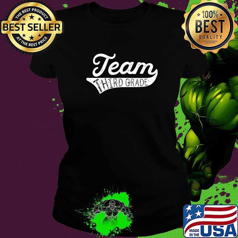 Team Third Grade Student Teacher Back to School T-Shirt Ladies tee Team Third Grade Student Teacher Back to School T-Shirt Ladies tee