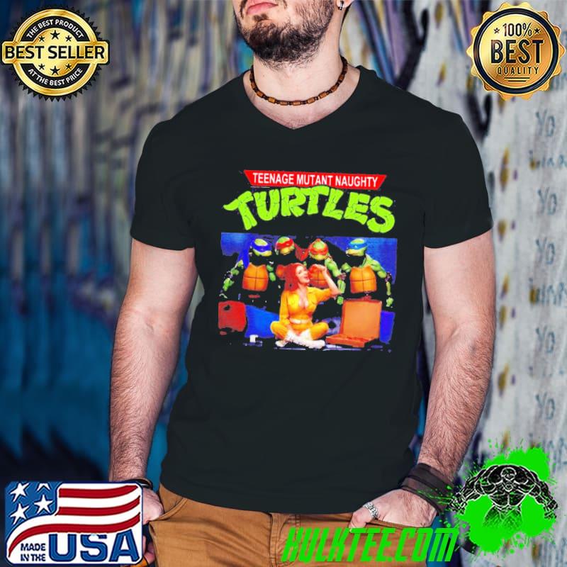 Teenage mutant naughty Turtles Pizza s Guys V Neck Teenage mutant naughty Turtles Pizza s Guys V Neck
