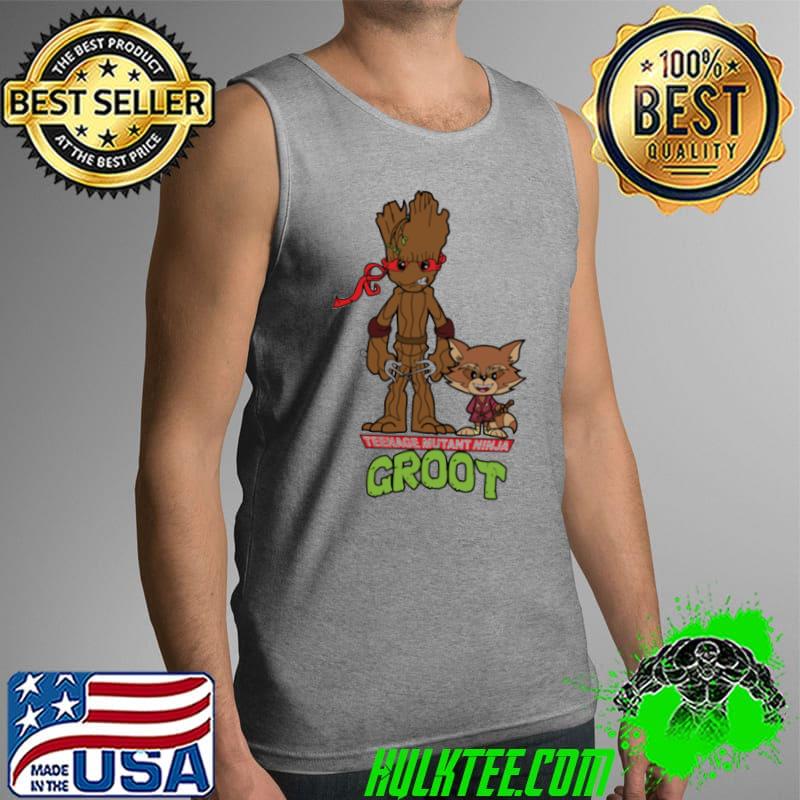 Teenage Nutant Ninja Groot Shirt Tank Top Teenage Nutant Ninja Groot Shirt Tank Top