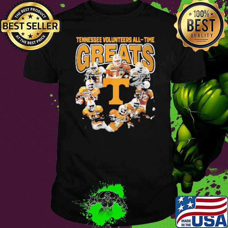 Tennessee Volunteers football All-time Greats Players shirt
