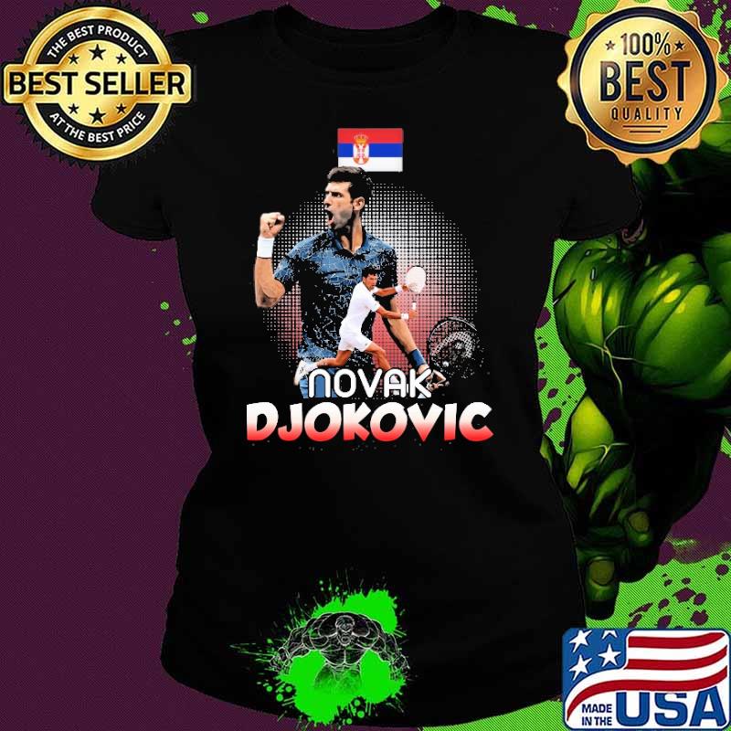 Tennis Novak Djokovic Us Shirt Ladies tee Tennis Novak Djokovic Us Shirt Ladies tee