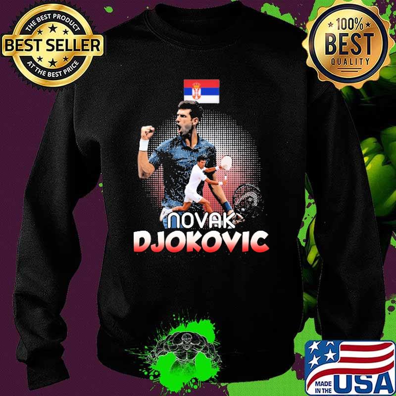 Tennis Novak Djokovic Us Shirt Sweater Tennis Novak Djokovic Us Shirt Sweater