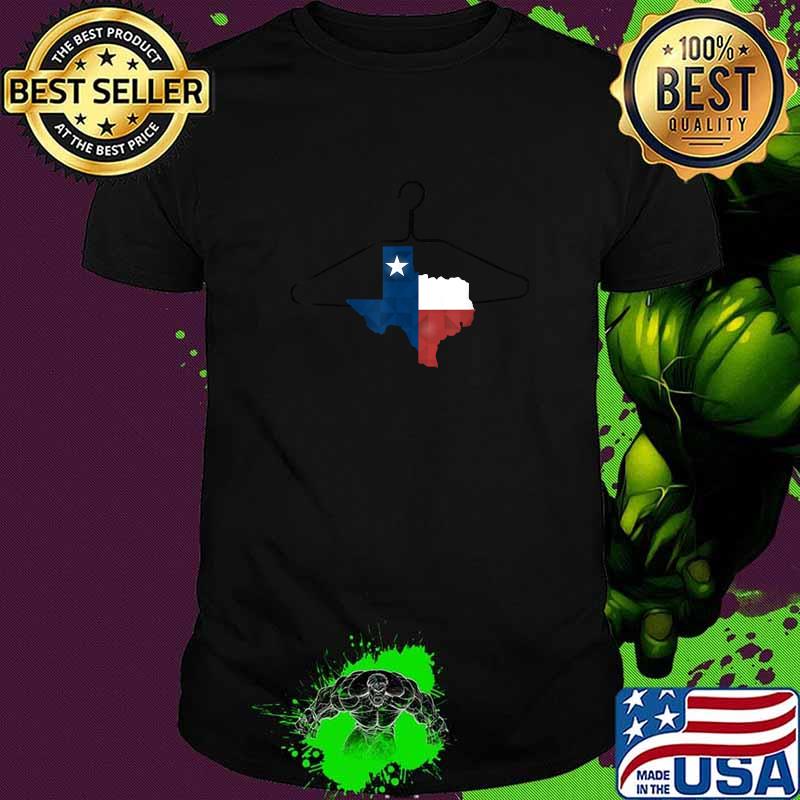 Texas Map Abortion coat hanger Texas Feminism Abortion T-Shirt