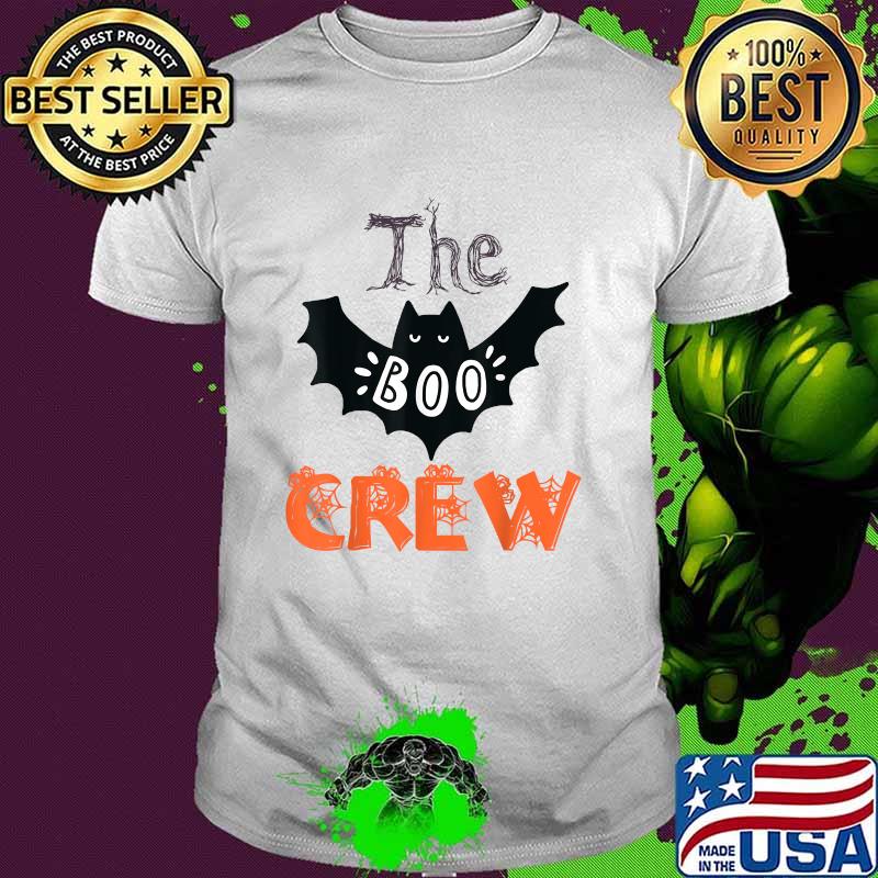 The Boo Crew Halloween Bat T-Shirt
