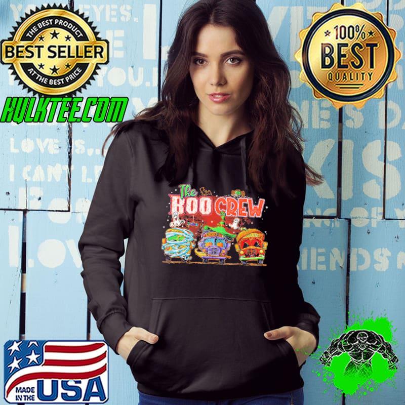 The boo crew school bus halloween shirt