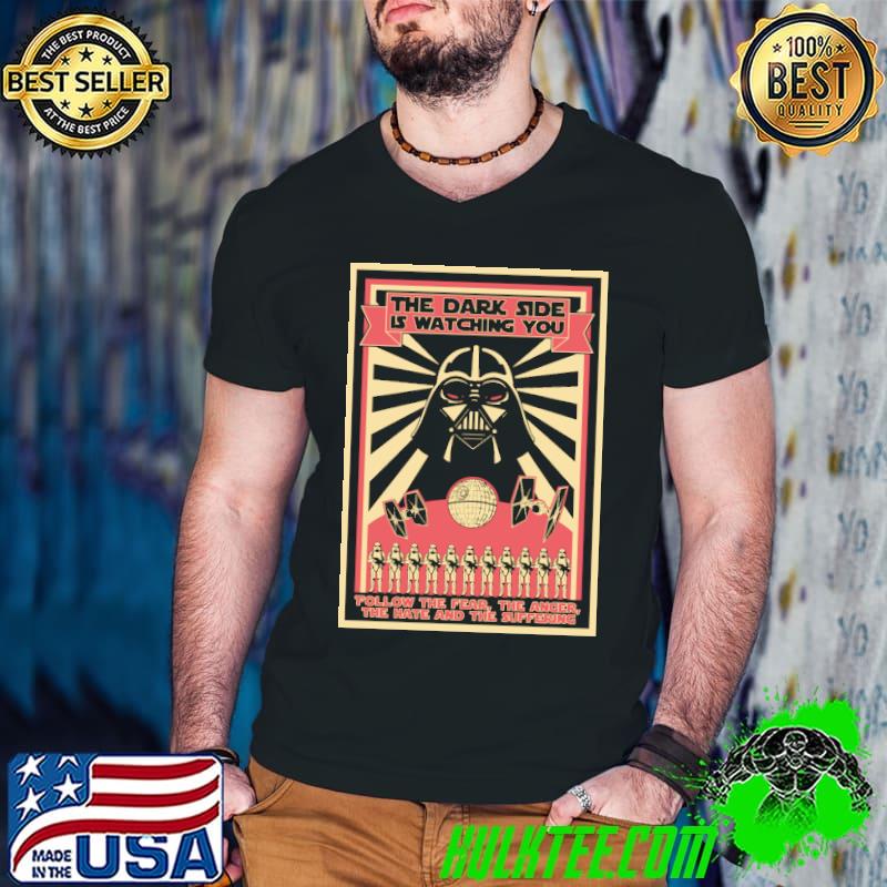 The Dark Side Is Watching You Shirt Guys V Neck The Dark Side Is Watching You Shirt Guys V Neck