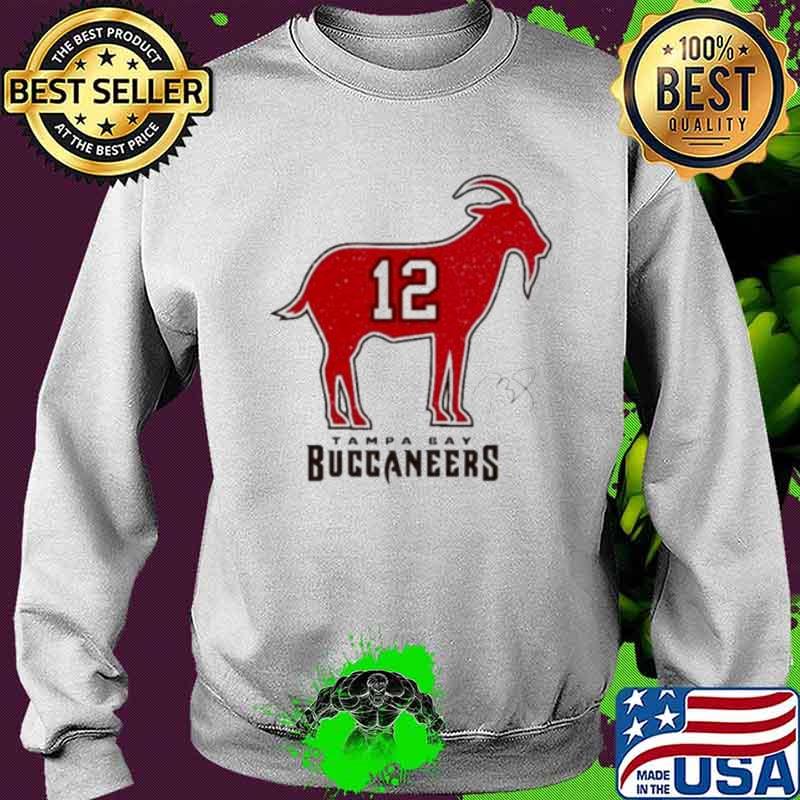 The Goat Tom Brady 12 Tampa Bay Buccaneers Shirt Sweater The Goat Tom Brady 12 Tampa Bay Buccaneers Shirt Sweater