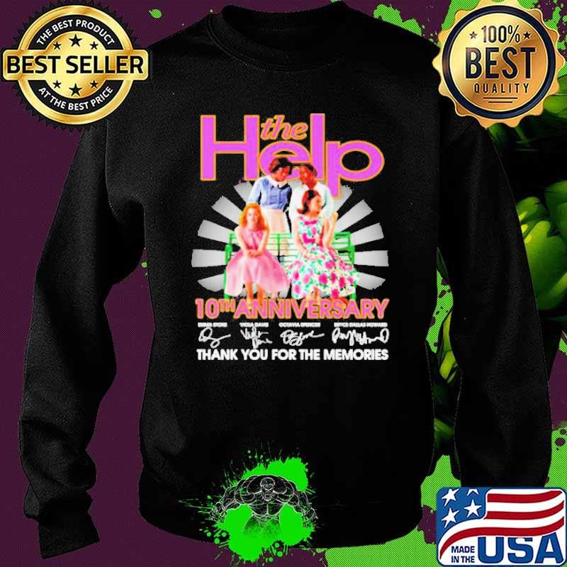 The Help 10th anniversary thank you for the memories signatures s Sweater The Help 10th anniversary thank you for the memories signatures s Sweater