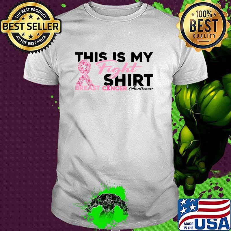 This Is My Fight Warrior Pink Woman Breast Cancer Awareness T-Shirt