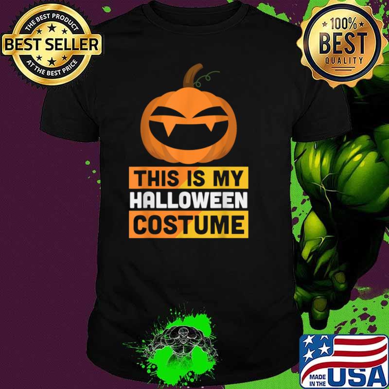 This is my halloween costume pumpkin shirt