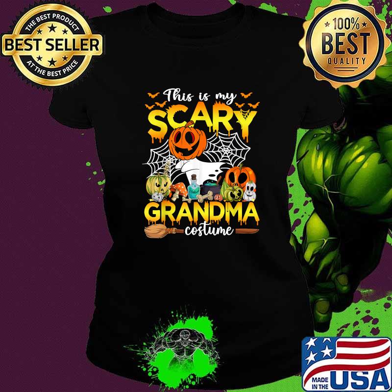 This Is My Scary Grandma Ghost Pumpkin T-Shirt Ladies tee This Is My Scary Grandma Ghost Pumpkin T-Shirt Ladies tee