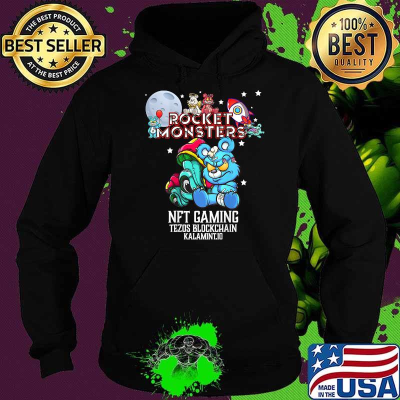 Top rocket monsters nft gaming tezos blockchain kalamint moon T-Shirt Hoodie Top rocket monsters nft gaming tezos blockchain kalamint moon T-Shirt Hoodie