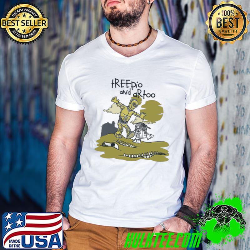 Treepio And Artoo Shirt Guys V Neck Treepio And Artoo Shirt Guys V Neck