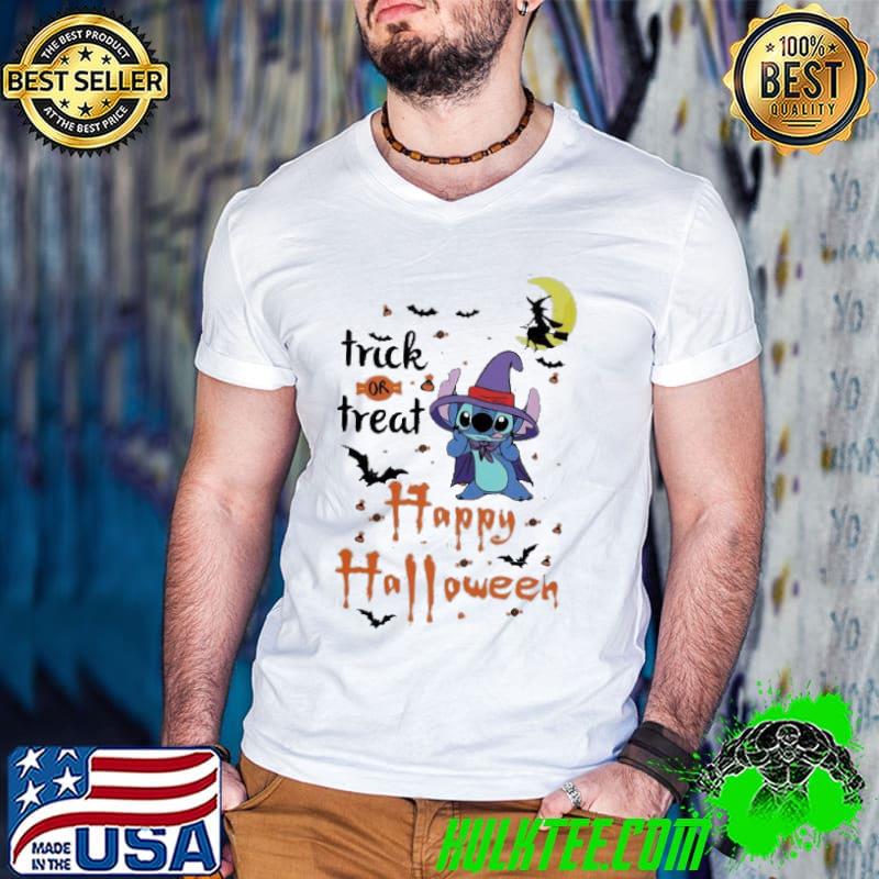 Trick or treat happy Halloween stitch s Guys V Neck Trick or treat happy Halloween stitch s Guys V Neck