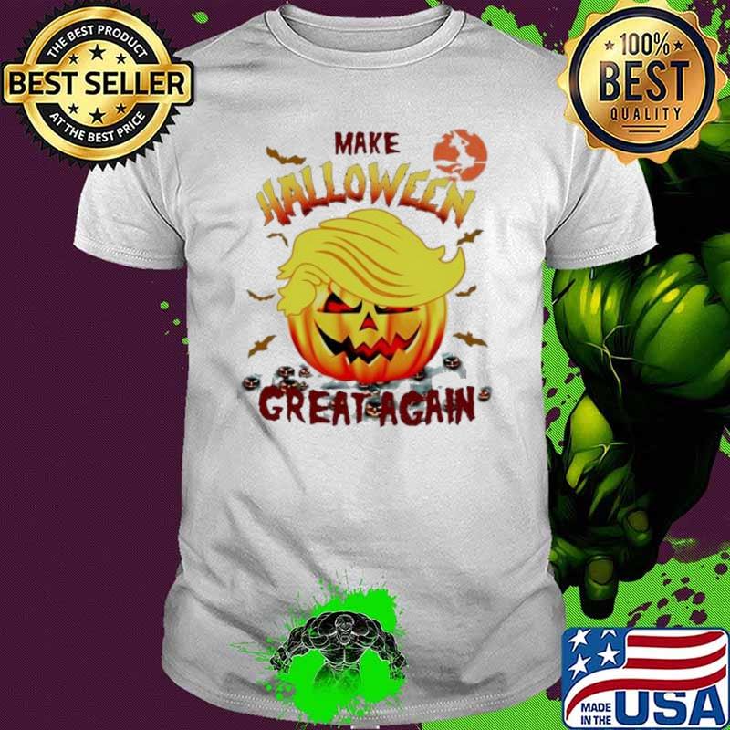 Trump Pumpkin Make Halloween great again Shirt