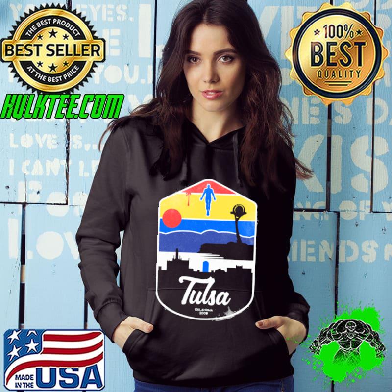 Tulsa oklahoka 2009 vintage sunset shirt