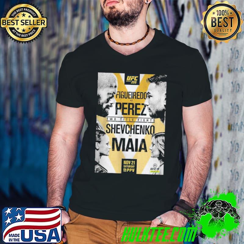 UFC 255, Deiveson Figueiredo Vs Alex s Guys V Neck UFC 255, Deiveson Figueiredo Vs Alex s Guys V Neck