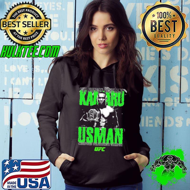 UFC Men's Kamaru The Nigerian Usman ICON Graphic T-Shirt