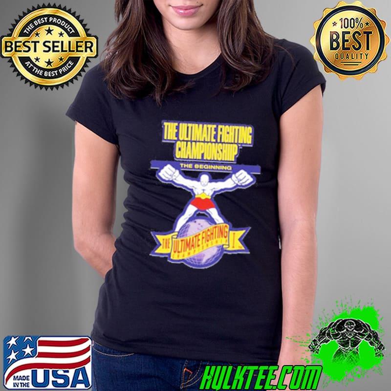 UFC The Beginning Logo The Ultimate fighting championship T-Shirt Ladies Tee UFC The Beginning Logo The Ultimate fighting championship T-Shirt Ladies Tee