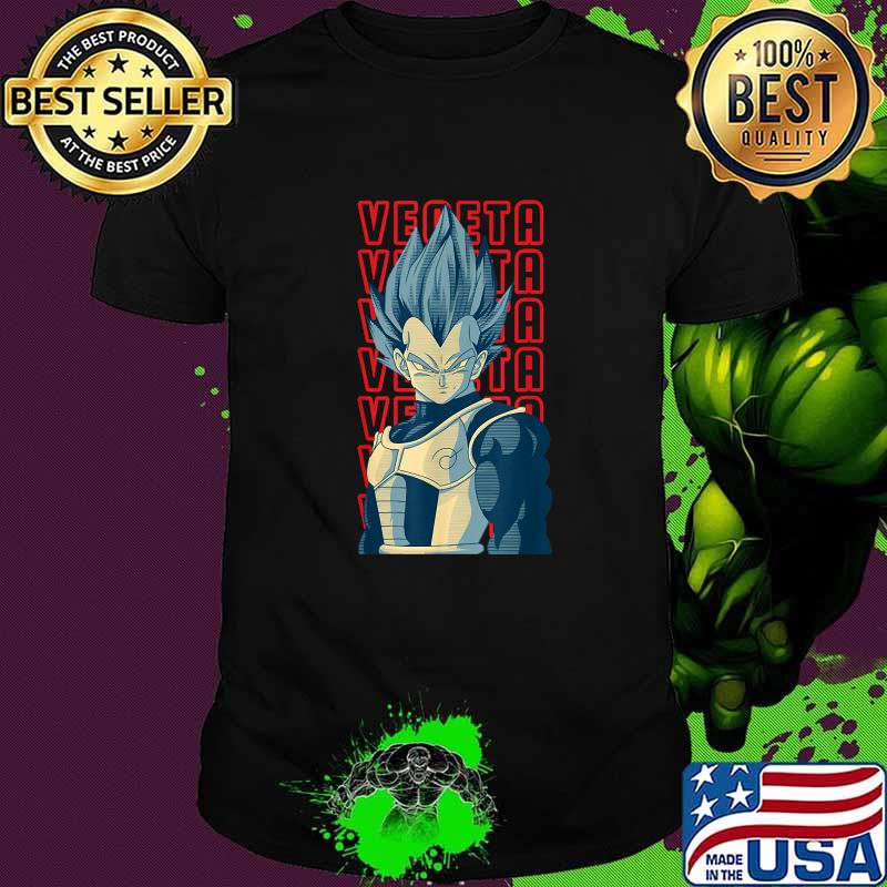 Vegetas Anime Saiyane Manga Series T-Shirt