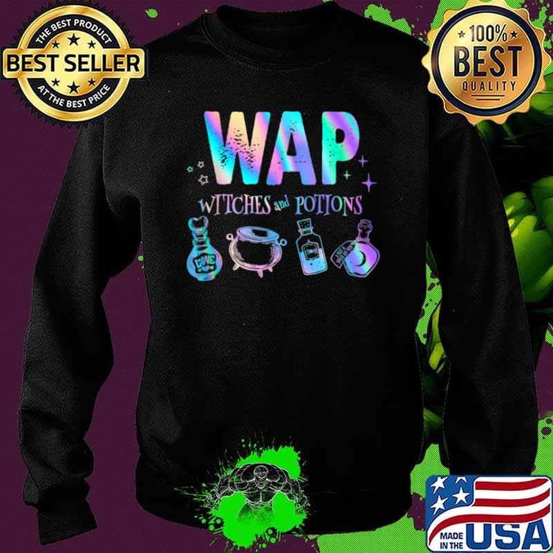 WAP Witches and Potions Halloween Hologram Shirt Sweater WAP Witches and Potions Halloween Hologram Shirt Sweater