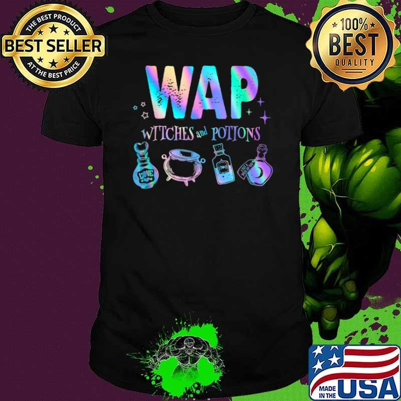 WAP Witches and Potions Halloween Hologram Shirt WAP Witches and Potions Halloween Hologram Shirt