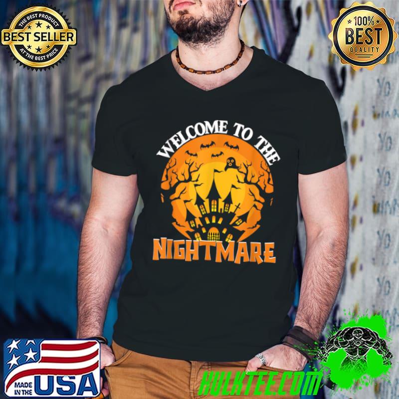 Welcome To The Nightmare Halloween Shirt Guys V Neck Welcome To The Nightmare Halloween Shirt Guys V Neck