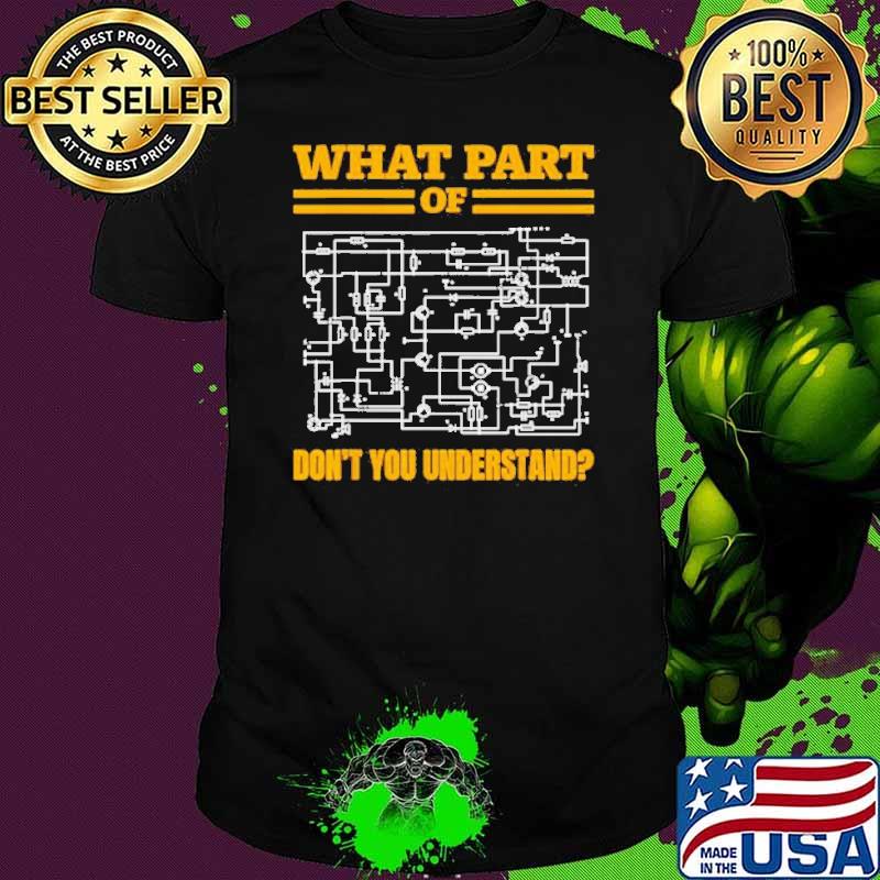 What part of don’t you Understand Electrician shirt