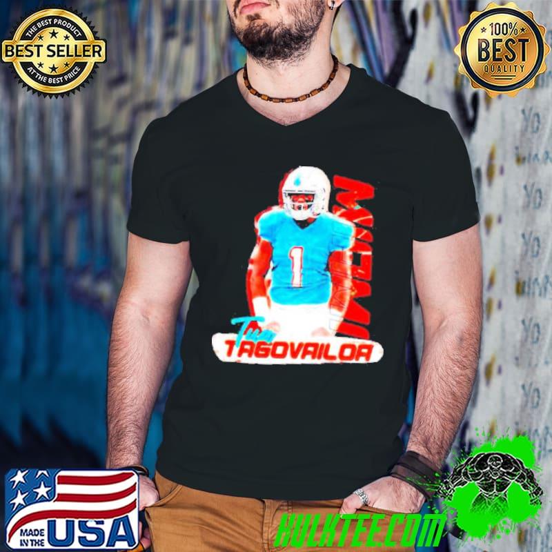 1 Tua Tagovailoa MiamI Dolphins Football Shirt