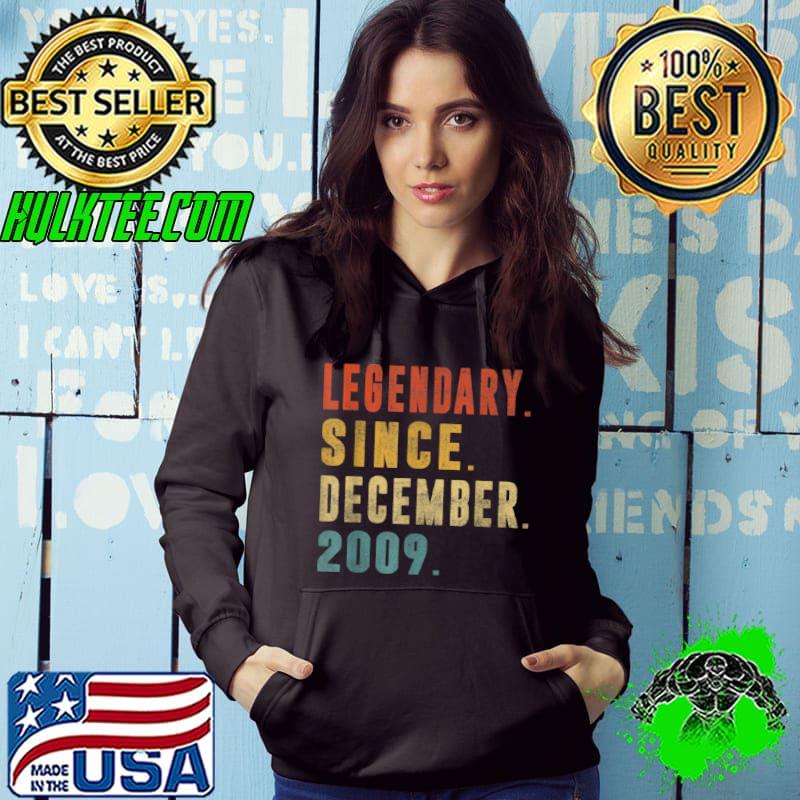 12 Year Old Legendary Since December 2009 12th B day Gift T Shirt