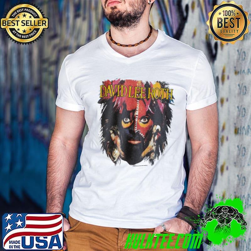 1986 david lee roth the world tour s Guys V Neck 1986 david lee roth the world tour s Guys V Neck
