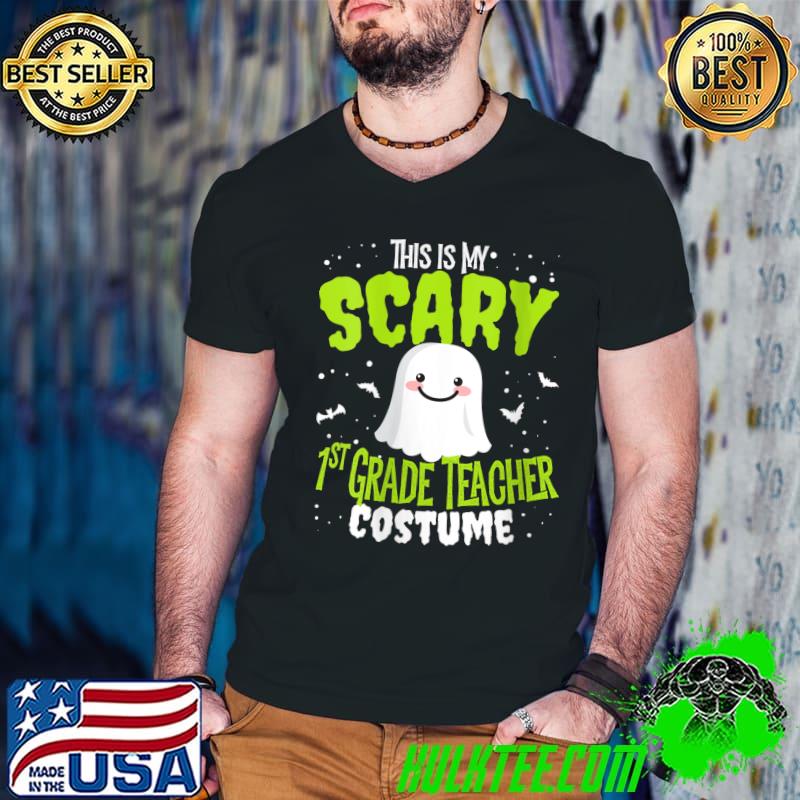1st Grade Teacher Halloween Nothing Scares Costume T-Shirt