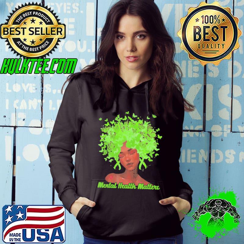 African American Mental Health Matters Woman Warrior Queen T-Shirt